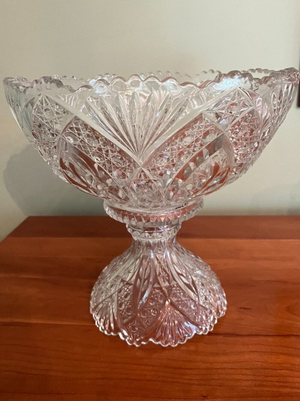 Vintage 2 Piece ABP Punch Bowl